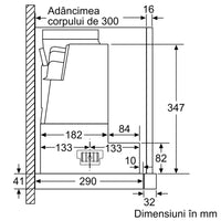 Seria 8 Hotă telescopică, încorporabilă 60 cm Inox DFS067K51, Bosch