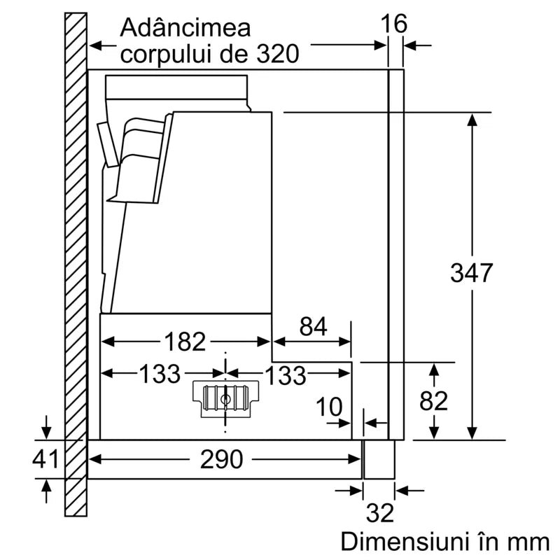 Seria 8 Hotă telescopică, încorporabilă 60 cm Inox DFS067K51, Bosch