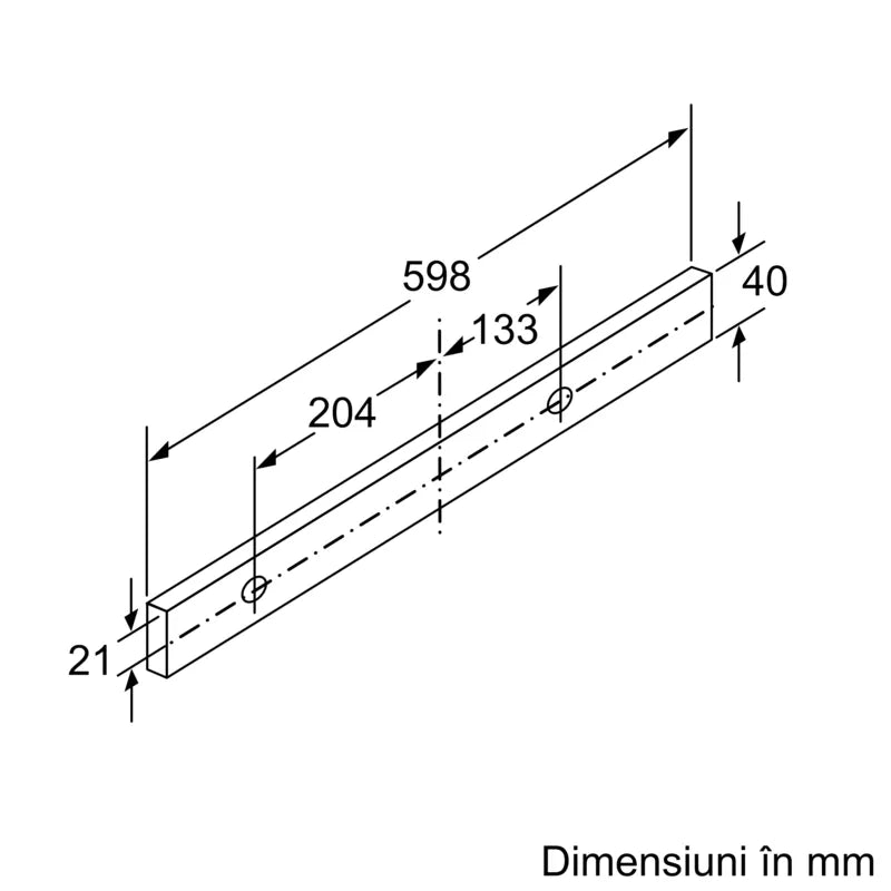 Hotă telescopică, încorporabilă 60 cm Argintiu metalic D46ED52X1, Neff