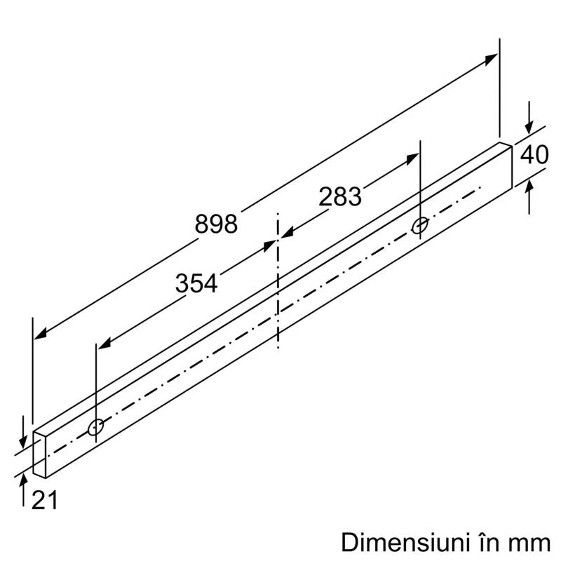 Seria 4 Hotă telescopică, încorporabilă 90 cm DFS097A51, Bosch