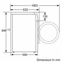 Seria 2 Mașina de spălat rufe cu încarcare frontală 7 kg 1400 rpm WGE02400BY, Bosch