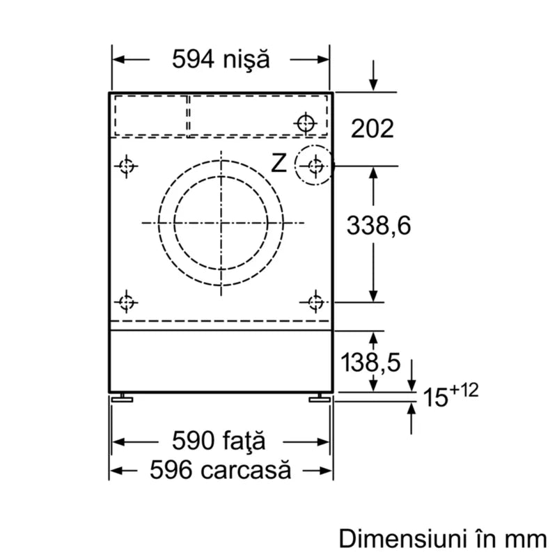 Seria 8 Mașina de spălat rufe cu încarcare frontală 8 kg 1400 rpm WIW28542EU, Bosch