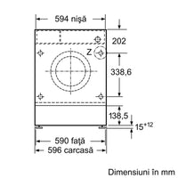 Seria 8 Mașina de spălat rufe cu încarcare frontală 8 kg 1400 rpm WIW28542EU, Bosch