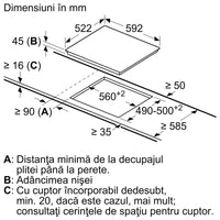 Seria 4 Plită radiantă 60 cm PKM631BB2E, Bosch