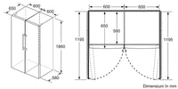 Seria 6 Congelator independent 186 x 60 cm Anti-Amprentă GSN36AIEP, Bosch