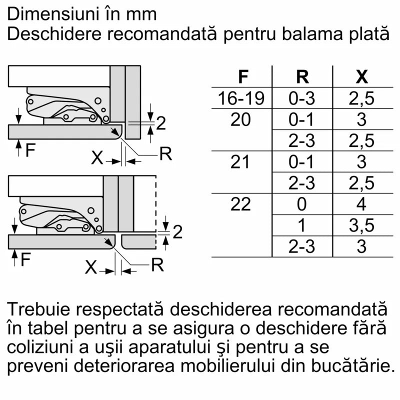 Seria 8 Combină frigorifică încorporabilă 177.2 x 55.8 cm Balama plată KIF86PFE0, Bosch