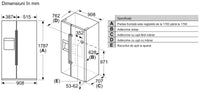 Seria 6 Side by Side American 178.7 x 90.8 cm KAD93ABEP, Bosch