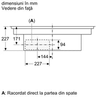 Seria 8 Plită pe inducție cu sistem de ventilare integrat 80 cm flush mount PXX801D67E, Bosch