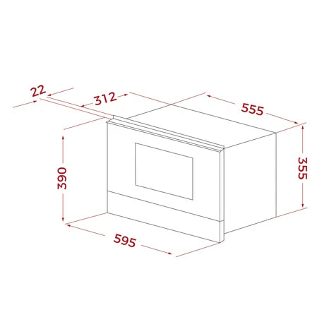 Cuptor cu microunde incorporabil ML 82-G1 BIS L, Teka