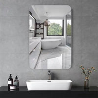 Oglinda simpla luft 10 mm Verticala colturi rotunjite R85 mm, Reyze