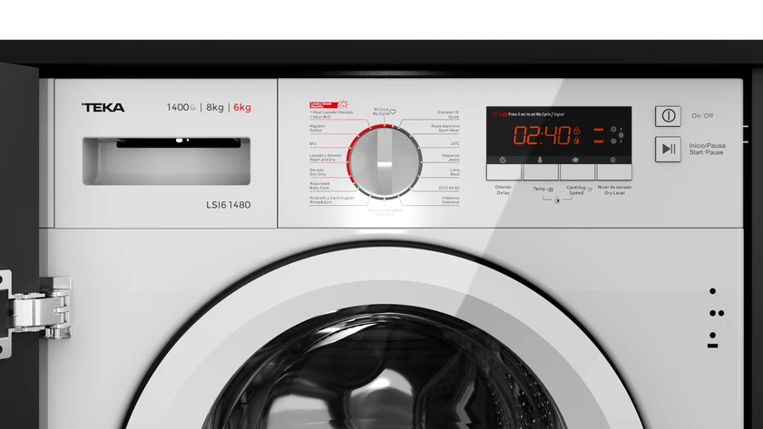 Masină de spălat rufe incorporabilă cu uscator prin condensare, LSI6 1480 Teka