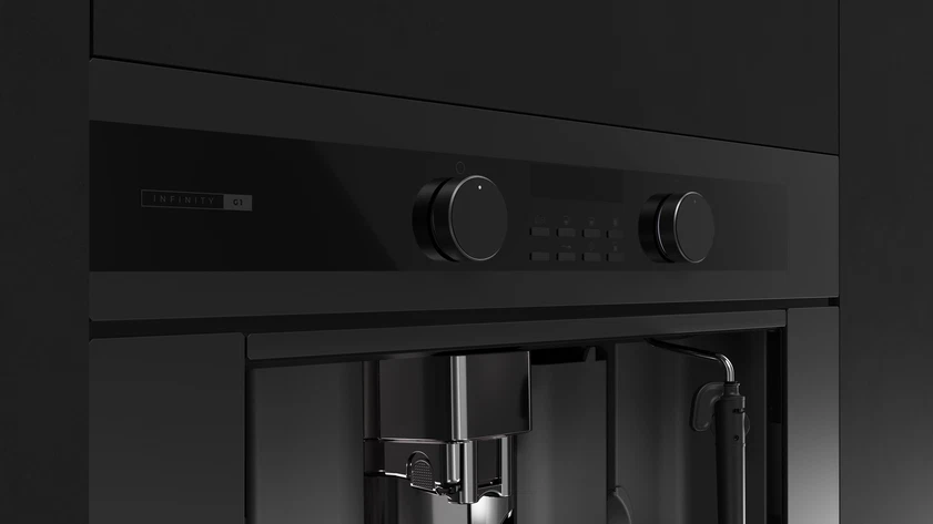 Automat espresso încorporabili pentru cafea Infinity G1. Ediție specială Italdesign Giugiaro, CLC 85-G1 GM BM Teka