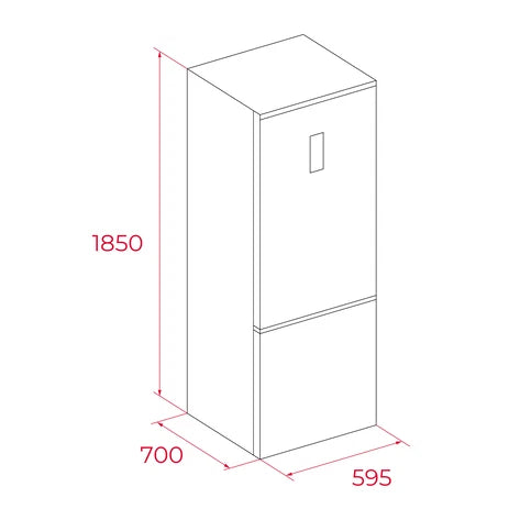 Combina frigorifica free-standing, Total No Frost, Control Air Flow, RBF 64660 SS Teka
