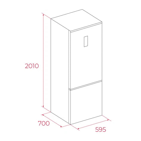 Combina frigorifica free-standing, Total No Frost, RBF 88670 GBK Teka