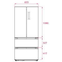 Combină frigorifică Free Standing (4 usi), RFD 77825 SS EU Teka