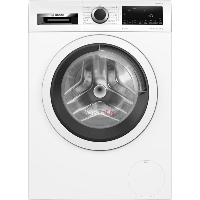 Seria 4 Mașina de spălat rufe cu uscător 8/5 kg 1400 rpm WNA13400BY, Bosch