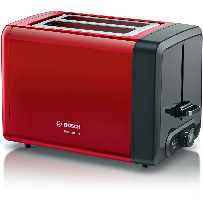 Prăjitor pâine compact DesignLine Red TAT4P424, Bosch