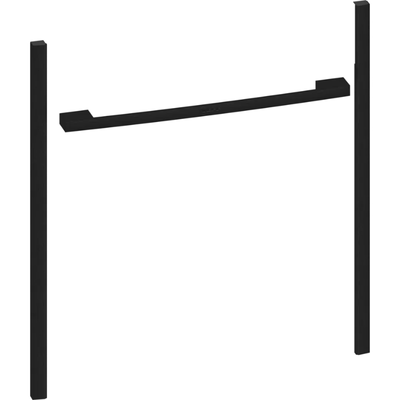 Kit Flex Design 60 cm Deep black, pentru un singur cuptor standard (60cm) și pentru un cuptor compact & sertar de încălzire Z9060DY0, Neff