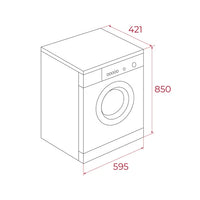 Mașină de spălat rufe free-standing fără uscător, 400 - 1200 rpm, WMK 10620 EU WH, Teka