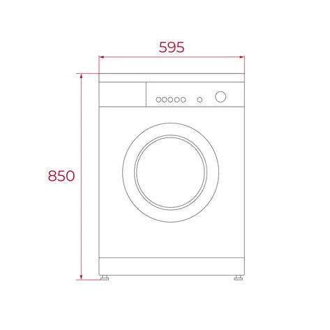 Mașină de spălat rufe free-standing fără uscător, 400 - 1200 rpm, WMK 10620 EU WH, Teka