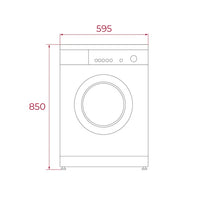 Mașină de spălat rufe free-standing fără uscător, 400 - 1200 rpm, WMK 10620 EU WH, Teka