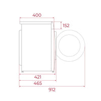Mașină de spălat rufe free-standing fără uscător, 400 - 1200 rpm, WMK 10620 EU WH, Teka
