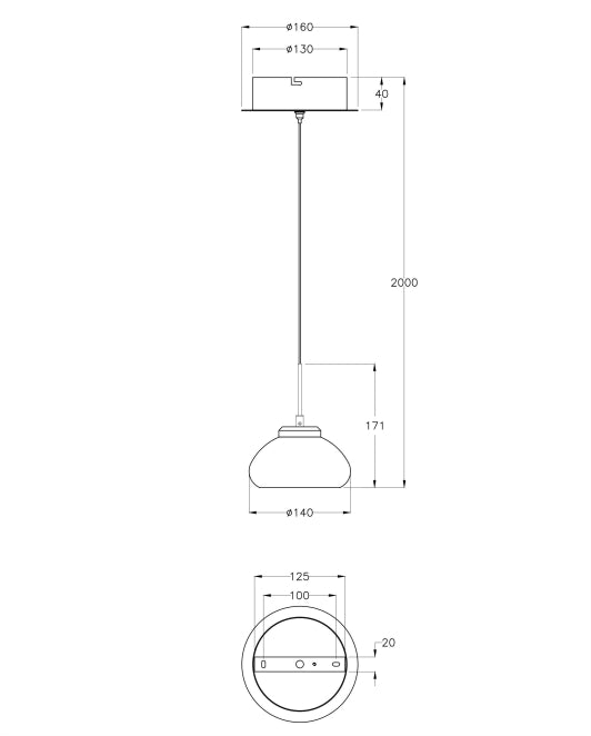 Pendul Arabella Fabas 3547-40-125