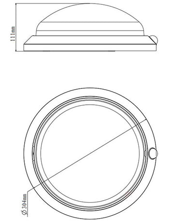 Plafoniera Armilla Fabas IP44 2796-61-102