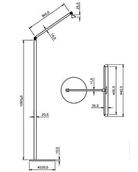 Lampadar Beba Fabas 3775-11-102