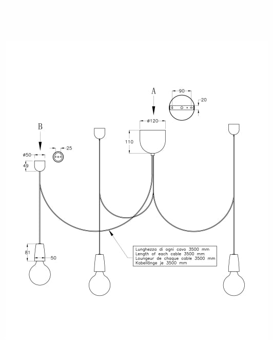 Pendul Blog Led Fabas 3473-47-102