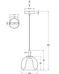 Pendul Bretagna Fabas 3599-40-125