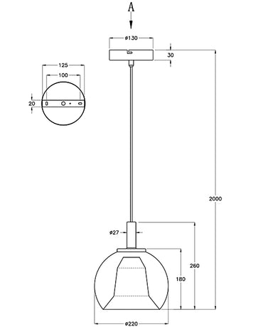Pendul Bretagna Fabas 3599-40-125