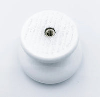 Buton pentru mobila, White Clock 450BL02, finisaj alb, D:40 mm