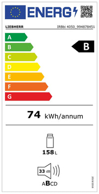 Frigider integrabil cu BioFresh IRBbi 4050 Prime, Liebherr