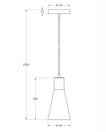 Pendul Dafne Fabas 3596-40-125