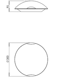 Plafoniera Fox LED Fabas 3564-61-102