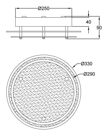 Plafoniera Hill Fabas 2958-61-102