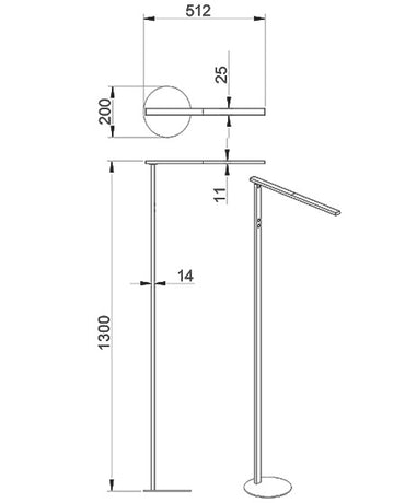 Lampadar Ideal Fabas 3550-11-101