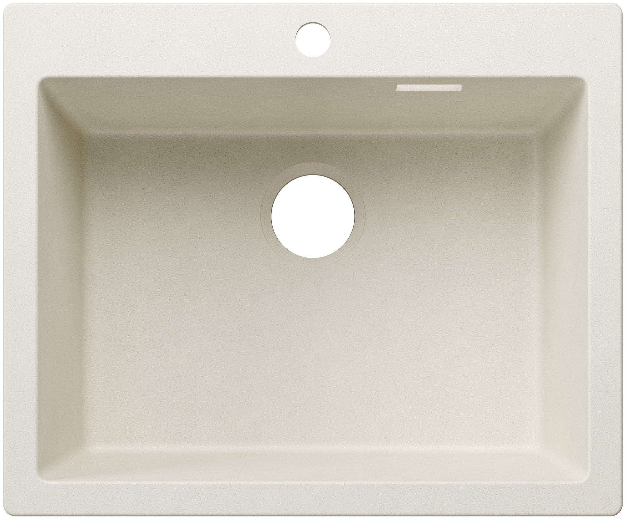 Chiuveta bucatarie Pleon 6, 527772, alb antic, pe blat, 620 x 510 mm, Blanco