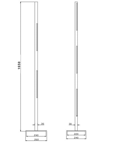 Lampadar Ling Fabas 3712-10-101