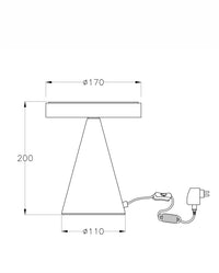 Veioza Neutra Fabas 3386-34-101