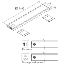 Profil Reincarcabil Smarty.P.2 LED Integrat 205mm, Diviemme