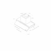 Hotă Inox Boxin No Drip Încorporabilă 90cm IX/A/90, Elica