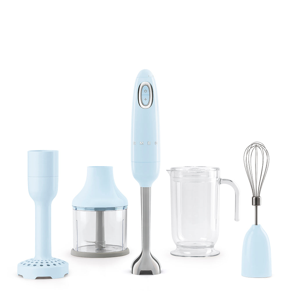 Blender cu accesorii 50's Style HBF02PBEU, Smeg