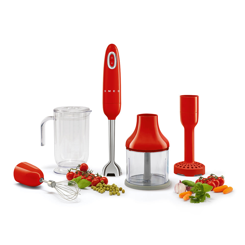 Blender cu accesorii 50's Style HBF02RDEU, Smeg