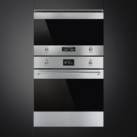 Cuptor cu microunde incorporabil compact Classica MP322X1, Smeg