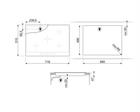 Plită electrică Coloniale P875PO, Smeg