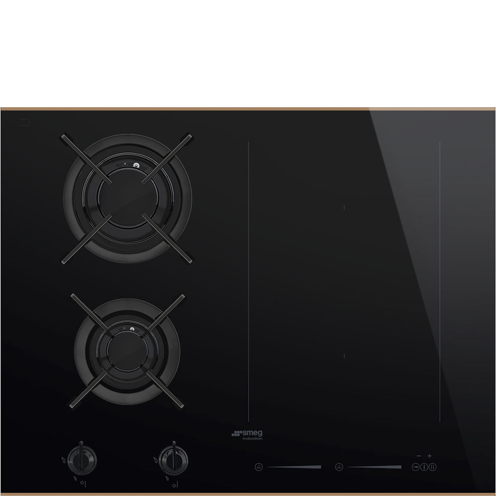 Plită inducție Dolce Stil Novo PM6621WLDR, Smeg