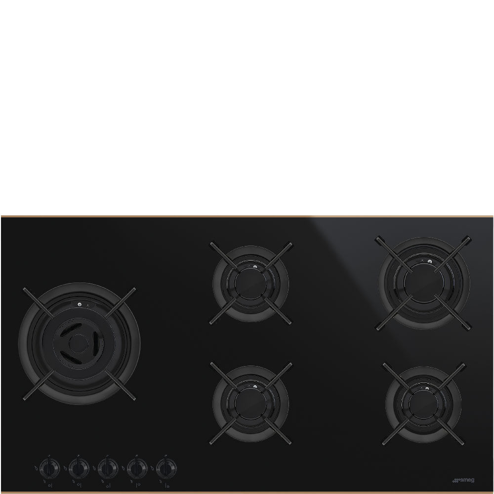 Plită gaz Dolce Stil Novo PV695LCNR, Smeg