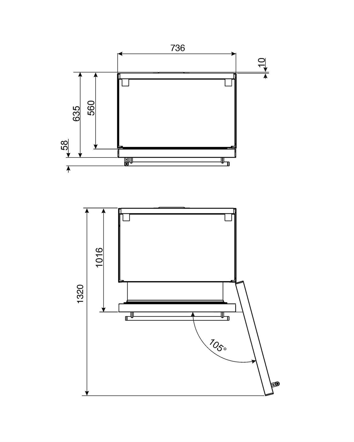 Combină frigorifică Classica RF376RSIX, Smeg